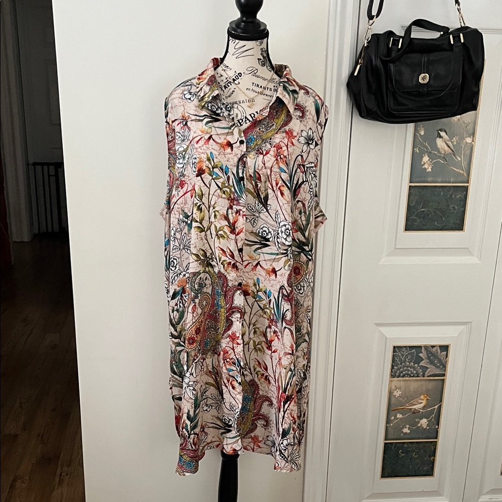 💗Spense Multicolor Floral Midi Dress